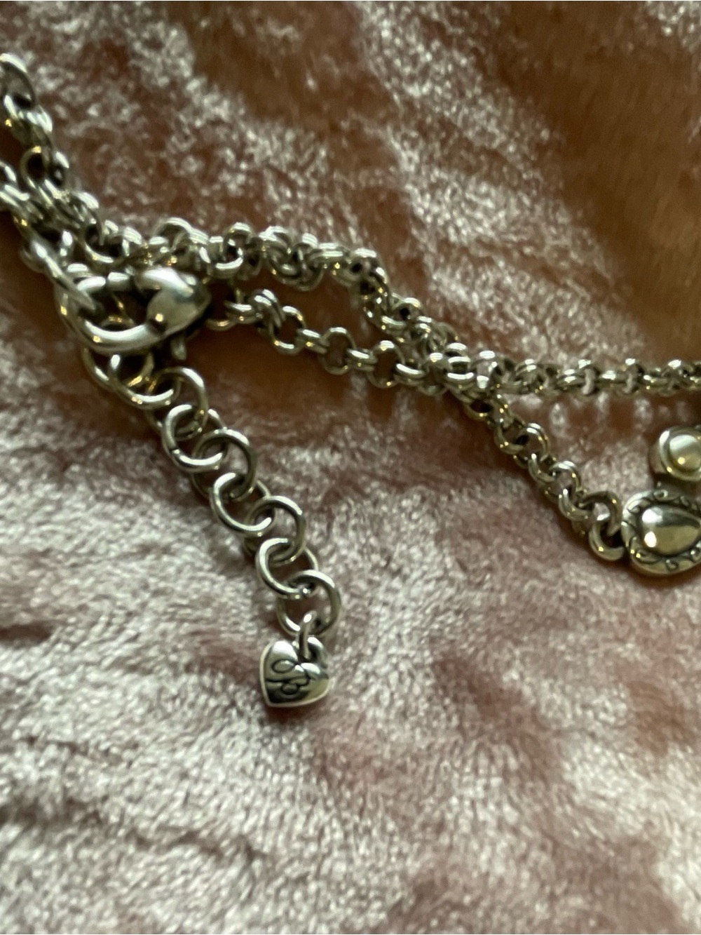 Brighton Pastille Collar Rose Crystal Pearl Necklace - Picture 3 of 5